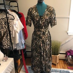 Belted wrap dress NWT